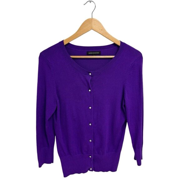 Express Design Studio women's light cardigan purple size S - Picture 1 of 9